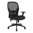 Office Star SPACE Collection Matrex Back Office Chair in Black Fabric