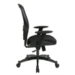 Office Star SPACE Collection Matrex Back Office Chair in Black Fabric