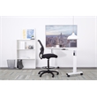 Deluxe Black Air Grid Series Air Grid Back & Mesh Fabric Seat Drafting Chair