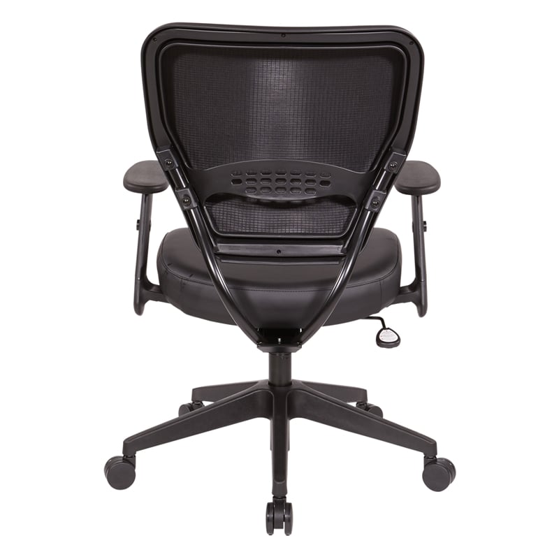 Dillon Black Vinyl Seat and Back Task Chair