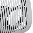 Contoured Gray Plastic Back Manager's Chair