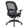 Executive High Back Chair in Black Bonded Leather Seat