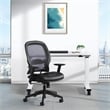 Executive High Back Chair in Black Bonded Leather Seat