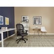 Executive High Back Chair in Black Bonded Leather Seat