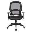 Executive High Back Chair in Black Bonded Leather Seat
