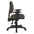Sculptured Ergonomic Manager's Chair in Dillon Brown Fabric