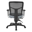 ProGrid Back Mid Back Manager's Chair in Fun Colors Gray Fabric