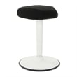 Active Perch Seat with White Frame and Black Fabric 24