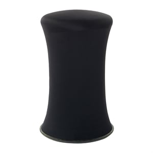 Active Height Stool in Black Fabric Adjustable Height 18&quot-26&quot