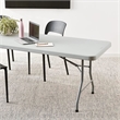 8 foot Light Gray Resin Multi Purpose Table