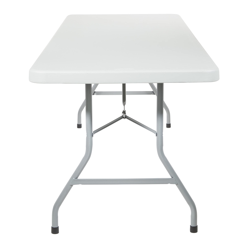 8 foot Light Gray Resin Multi Purpose Table