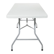 8 foot Light Gray Resin Multi Purpose Table