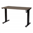 Prado Table with Urban Walnut Engineered Wood Top and Black Base