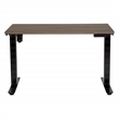Prado Table with Urban Walnut Engineered Wood Top and Black Base