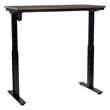 Prado Table with Urban Walnut Engineered Wood Top and Black Base