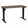 Prado Table with Urban Walnut Engineered Wood Top and Black Base