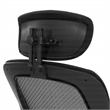 Executive Black Breathable Mesh Fabric Chair with Flip Arms