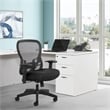 Deluxe R2 SpaceGrid Back with Memory Foam Mesh Seat Chair in Black Fabric