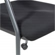 Back Visitor's Chair in Black Coal Free Flex Fabric