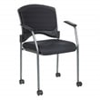 Back Visitor's Chair in Black Coal Free Flex Fabric