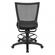 Soft Frame Drafting Chair  with Black Coal Freeflex Thick Padded Seat Fabric
