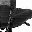 Soft Frame Drafting Chair  with Black Coal Freeflex Thick Padded Seat Fabric