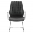 Silver Ion Technology Fabric Visitor Chair in Dillon Black