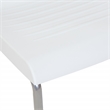 Tall Stacking and Ganging Chair with White Plastic Seat