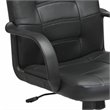 Mid Back Black Bonded Leather Executive Chair by Office Star