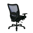 Big and Tall Double Air Grid Black Back Ergonomic Office Chair