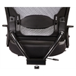 Big and Tall Back & Leather Seat Ergonomic Office Chair in Black