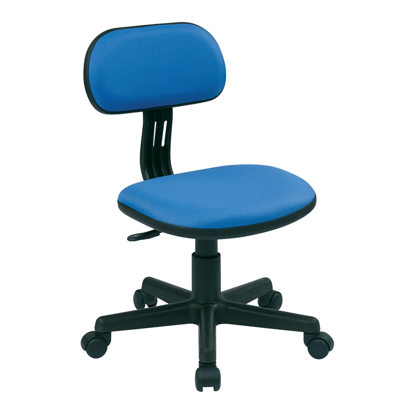 Student Task Chair in Blue Fabric by OSP Home Furnishings