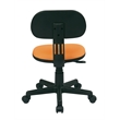 Office Star Student Task Office Chair in Orange Fabric