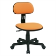 Office Star Student Task Office Chair in Orange Fabric