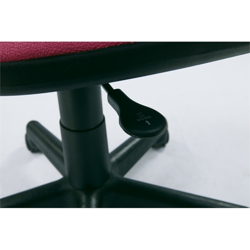 Student Task Chair in Pink Fabric by OSP Home Furnishings