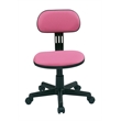 Student Task Chair in Pink Fabric by OSP Home Furnishings