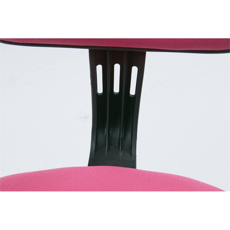 Student Task Chair in Pink Fabric by OSP Home Furnishings