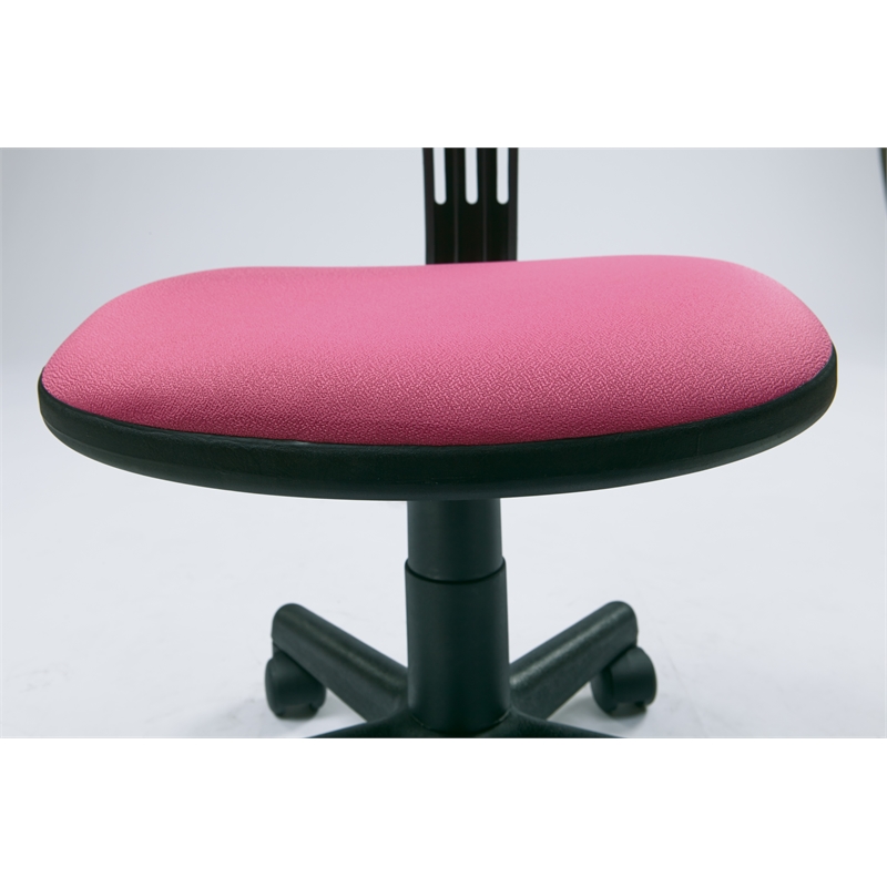 Student Task Chair in Pink Fabric by OSP Home Furnishings