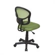 OSP Home Furnishings  Mesh Task Office Chair in Green Fabric