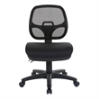 ProGrid Ergonomic Task Office Chair in Coal Black