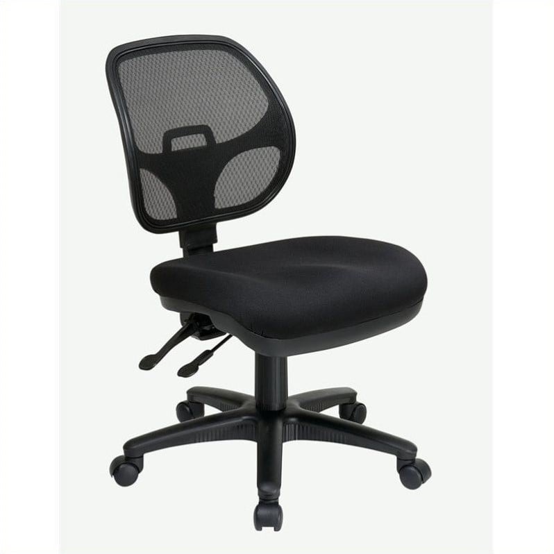 ProGrid Ergonomic Task Office Chair in Coal Black