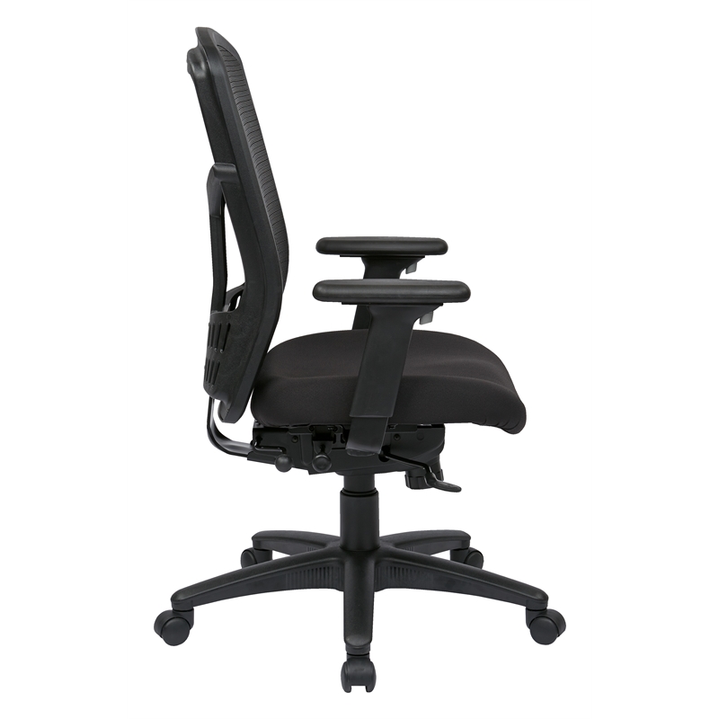 ProGrid High Back Black Managers Office Chair with adjustable Arms