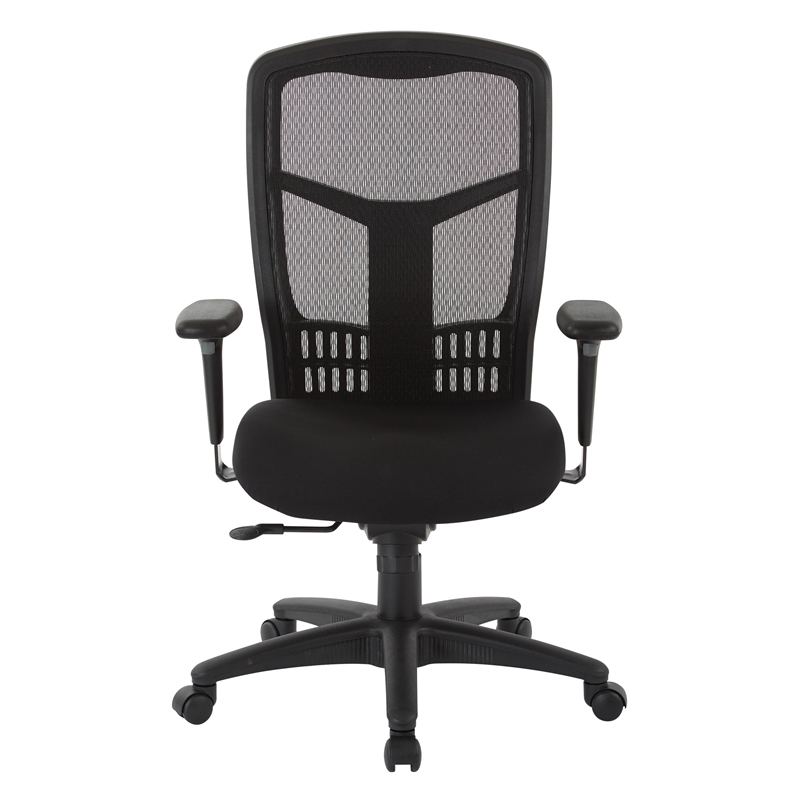 ProGrid High Back Black Managers Office Chair with adjustable Arms