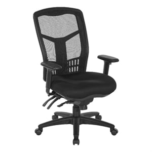 ProGrid High Back Managers Office Chair in Black Fabric