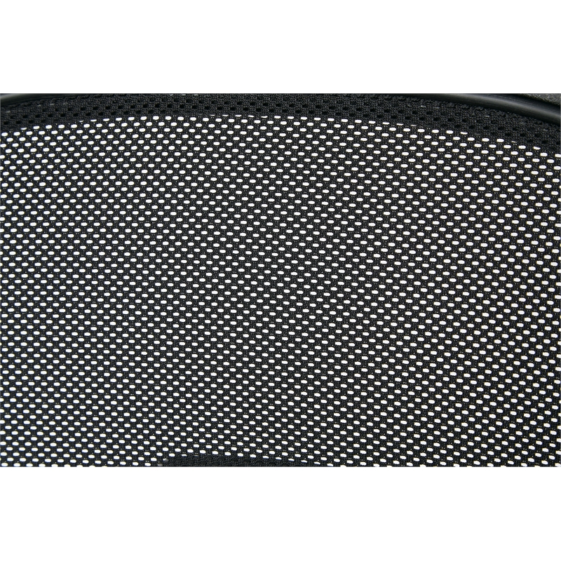 Deluxe Mesh Black Back Drafting Chair with Vinyl Seat