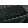 Deluxe Mesh Black Back Drafting Chair with Vinyl Seat