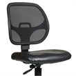 Deluxe Mesh Black Back Drafting Chair with Vinyl Seat