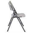 Resin Folding Chair in Light Gray 4 Pack