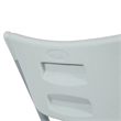 Resin Folding Chair in Light Gray 4 Pack