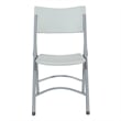 Resin Folding Chair in Light Gray 4 Pack
